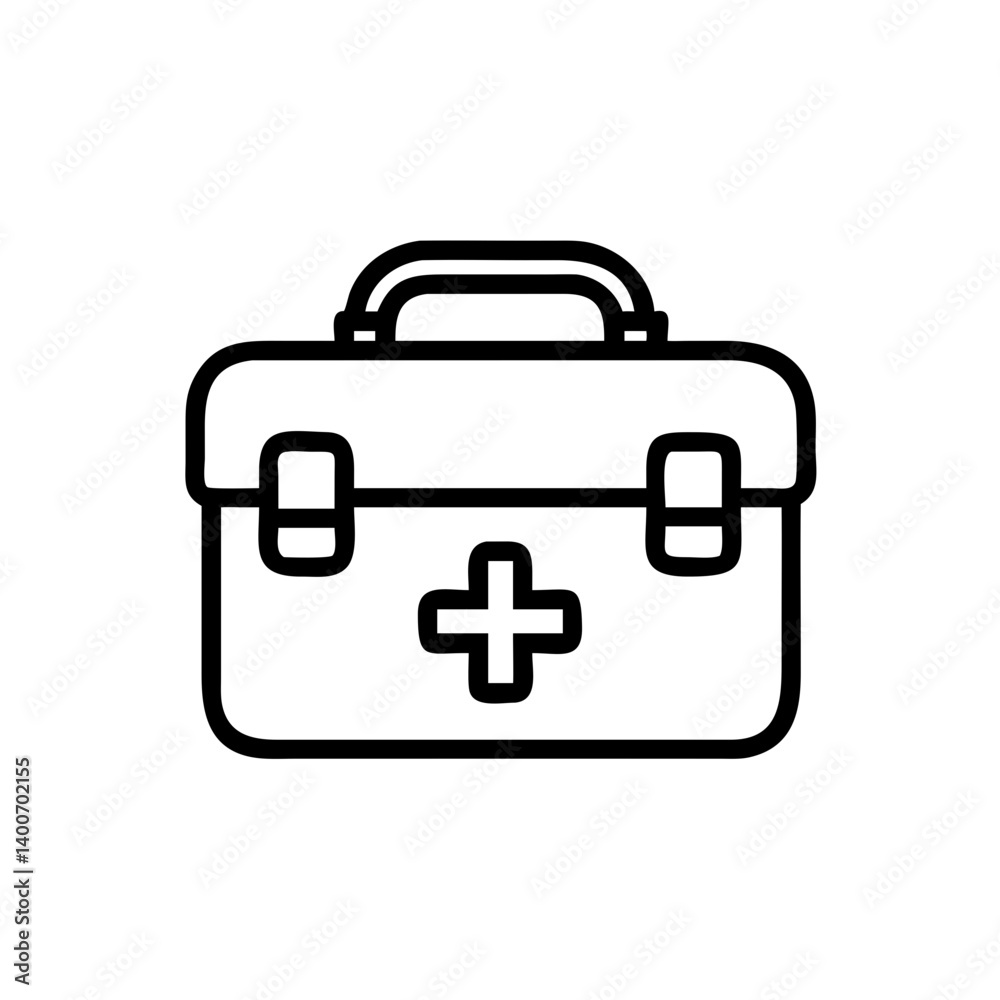 Icon of a doctorchest / first aid kit Icon of a doctorchest / first aid kit