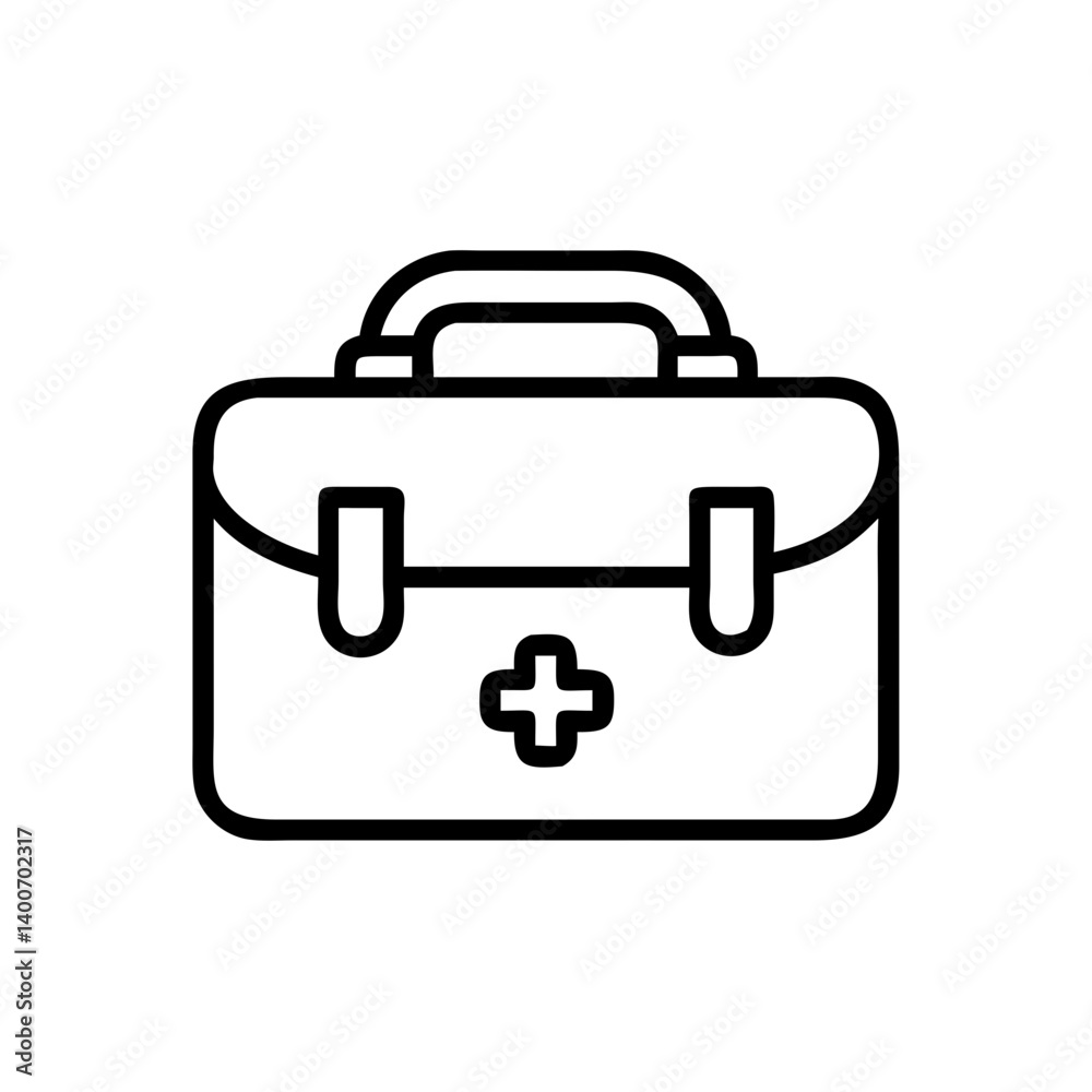 Icon of a doctorchest / first aid kit Icon of a doctorchest / first aid kit