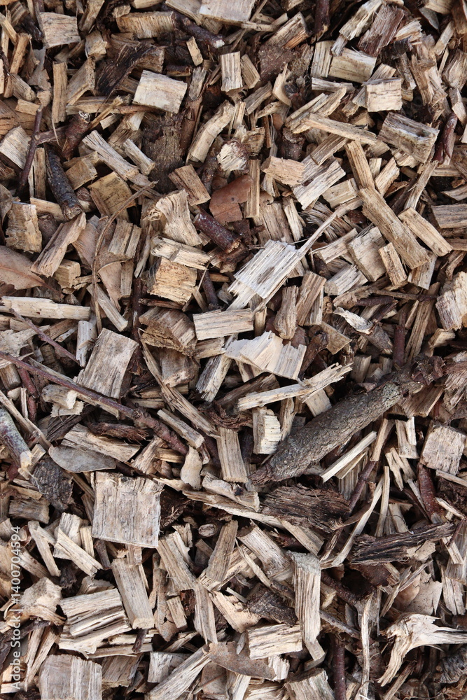 Wood Chips Pile Ground Natural Texture Background Wood Chips Pile Ground Natural Texture Background