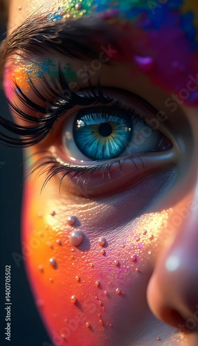 eye of the girl