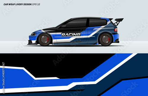 car livery graphic abstract stripe racing background kit designs