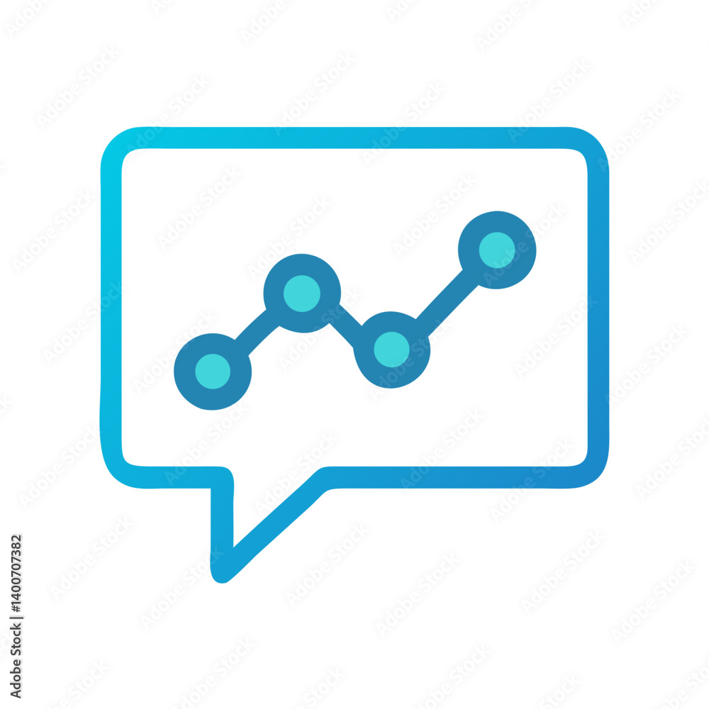 Marketing Message with Analytics Bubble Icon Design Marketing Message with Analytics Bubble Icon Design