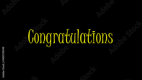 Congratulations quotes, typography, posters and other uses of fashion, art, designs for prints, posters, cards, t shirt, coffee mug hoodies etc.