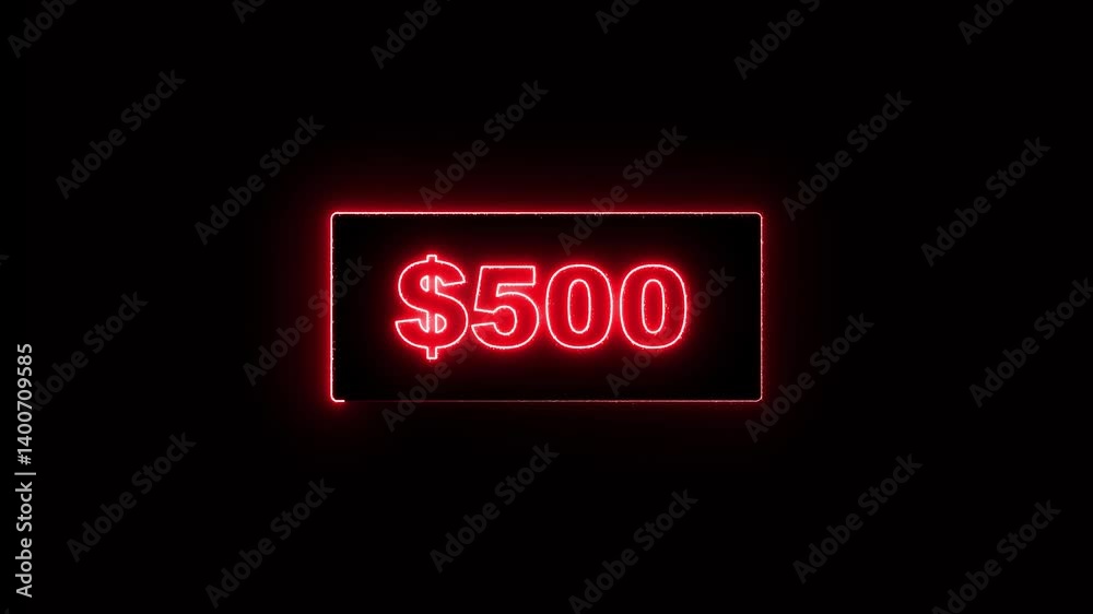 700 dollar counter animation. 700 counting animation. Counting money ...