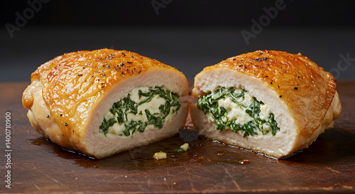 Delicious Creamy Spinach and Feta Stuffed Chicken Thighs Recipe