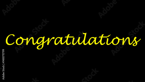 Congratulations quotes, typography, posters and other uses of fashion, art, designs for prints, posters, cards, t shirt, coffee mug hoodies etc.