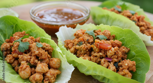 Delicious Thai Chicken Lettuce Wraps For Healthy Eating Lifestyle