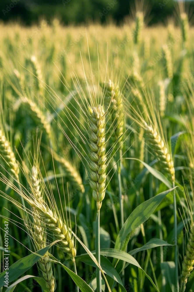 there is a field of wheat that is growing in the sun there is a field of wheat that is growing in the sun