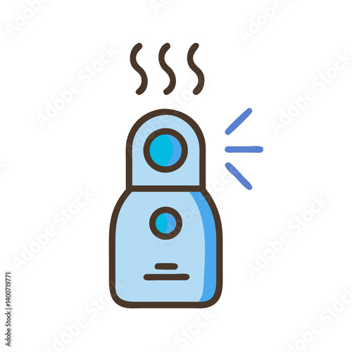 Automatic Air Freshener Dispenser Icon Representing Scent Distribution and Home Freshness
