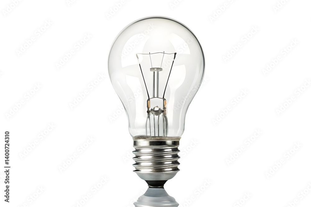 Glowing Incandescent Light Bulb with Visible Filament, Energy Consumption Concept. Glowing Incandescent Light Bulb with Visible Filament, Energy Consumption Concept.