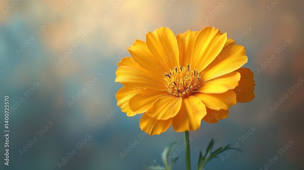 Obraz premium Vibrant yellow flower