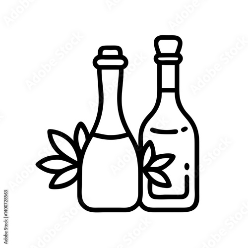 vinegar and oil