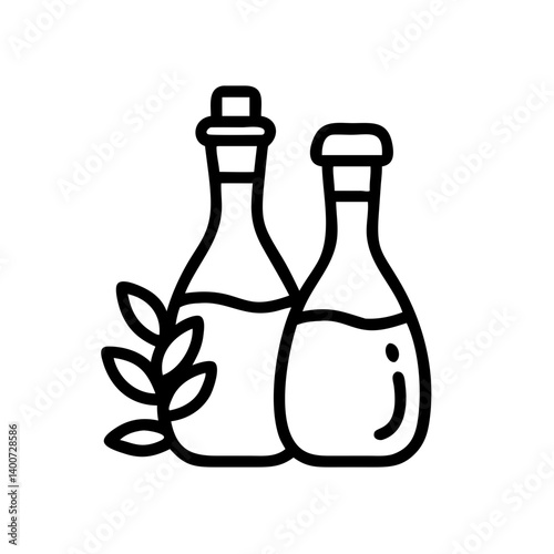 vinegar and oil