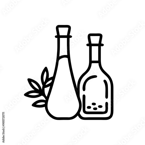 vinegar and oil