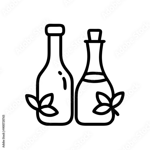vinegar and oil