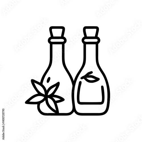 vinegar and oil