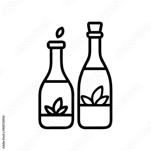 vinegar and oil