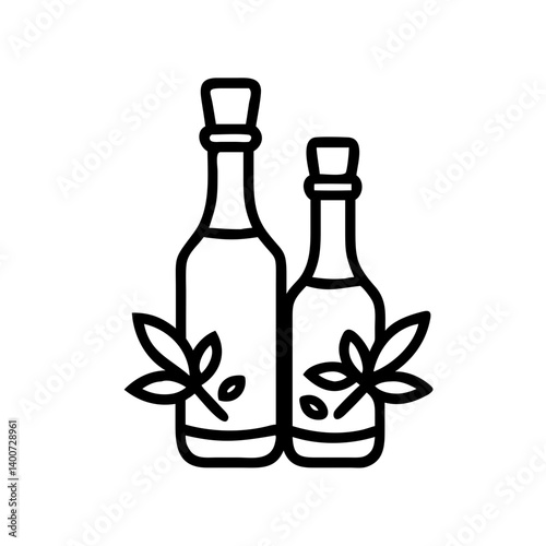 vinegar and oil