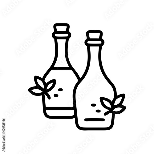 vinegar and oil