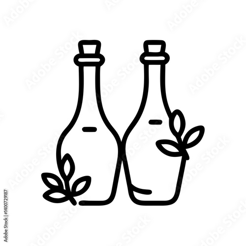 vinegar and oil