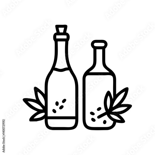 vinegar and oil