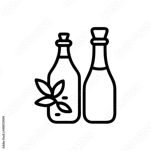 vinegar and oil