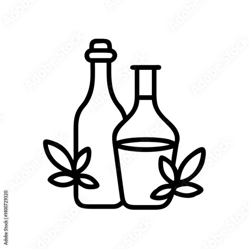 vinegar and oil