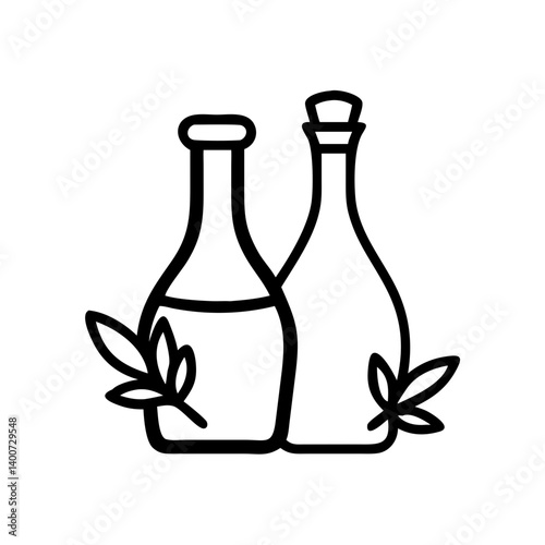 vinegar and oil