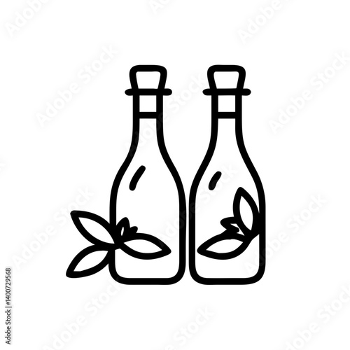 vinegar and oil