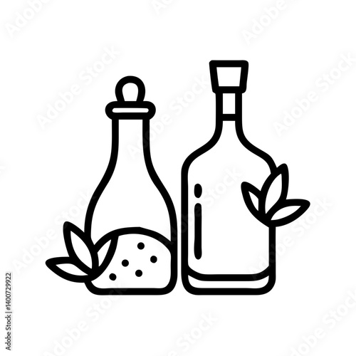 vinegar and oil