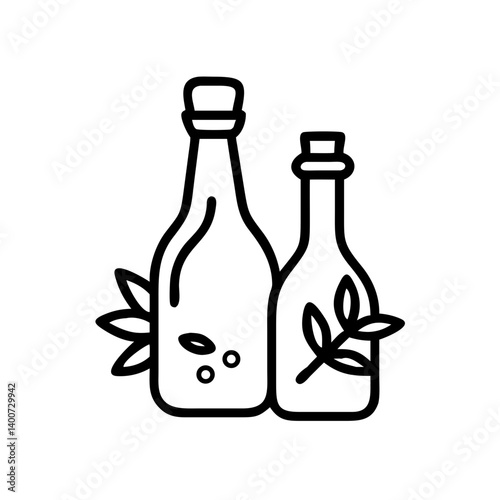 vinegar and oil