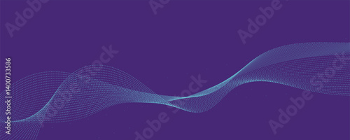 abstract purple background with wavy lines