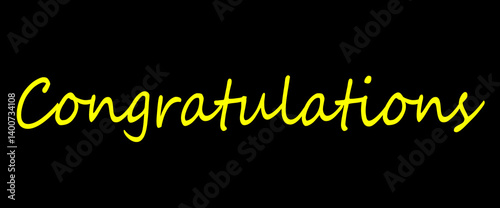 Congratulations quotes, typography, posters and other uses of fashion, art, designs for prints, posters, cards, t shirt, coffee mug hoodies etc.