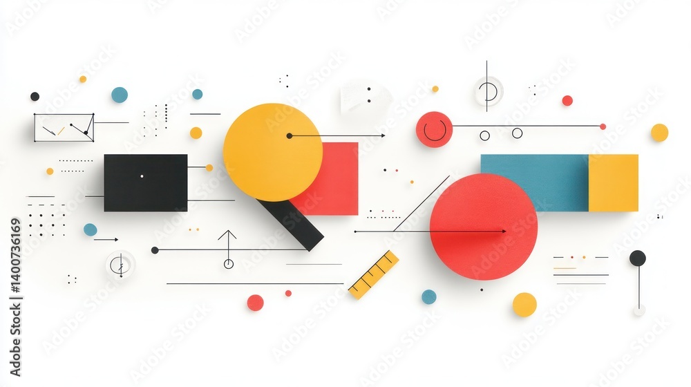 Abstract geometric shapes composition (1) Abstract geometric shapes composition (1)