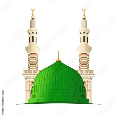 Dome Mosque In Medina Saudi Arabia