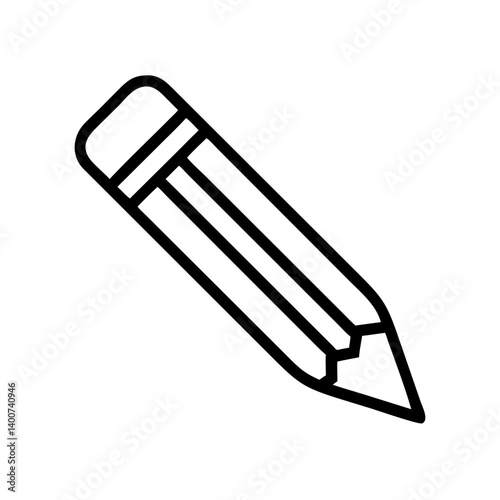 Pencil icons symbolize creativity and artistic expression. Essential for drawing, writing, and educational themes, these designs reflect the art of communication through simple tools.