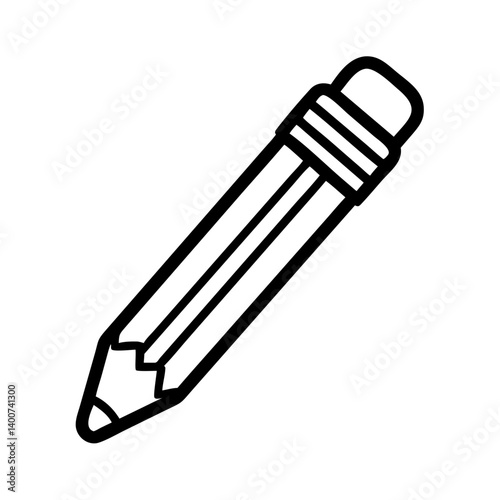 Pencil icons symbolize creativity and artistic expression. Essential for drawing, writing, and educational themes, these designs reflect the art of communication through simple tools.