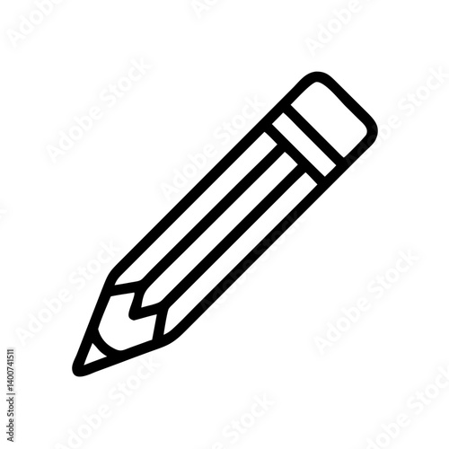 Pencil icons symbolize creativity and artistic expression. Essential for drawing, writing, and educational themes, these designs reflect the art of communication through simple tools.