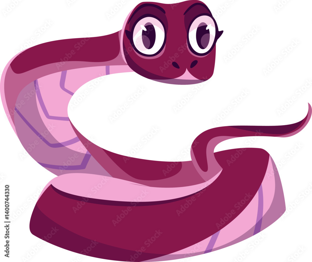 Fototapeta premium Cute Snake Mascot