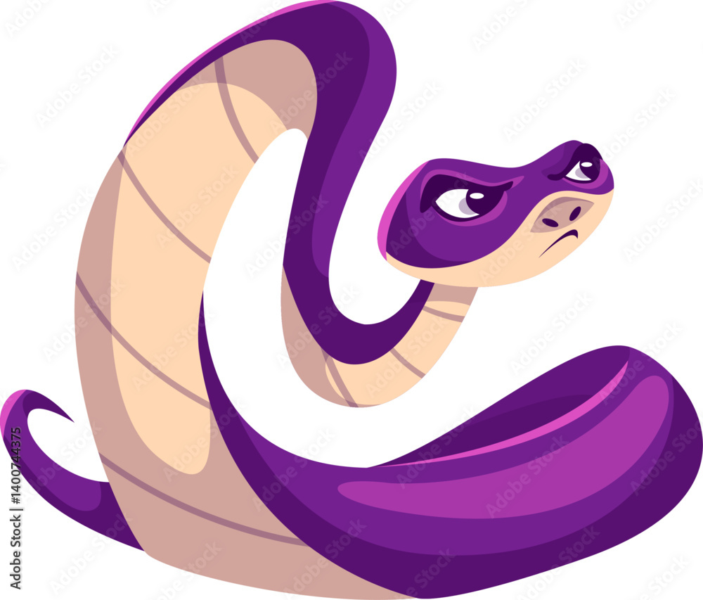Fototapeta premium Cute Snake Character