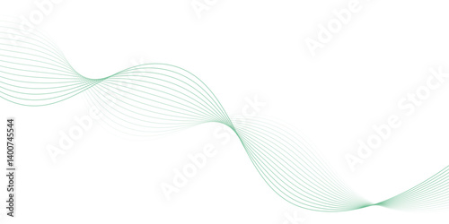 abstract background with green waves. Light cyberspace in a digital background. Abstract technology white wave. Connection big data