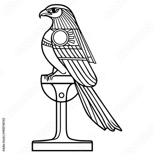 Horus – The falcon-headed god of kingshi