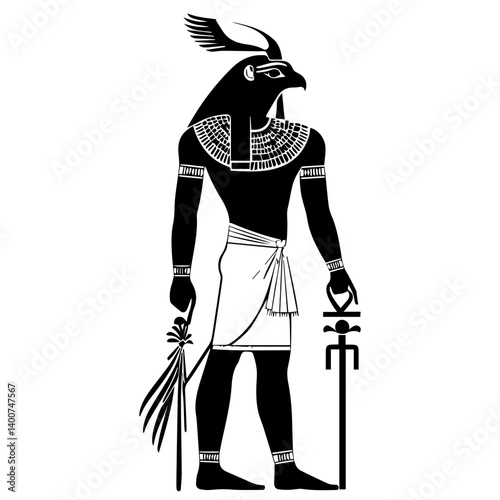 Horus – The falcon-headed god of kingshi