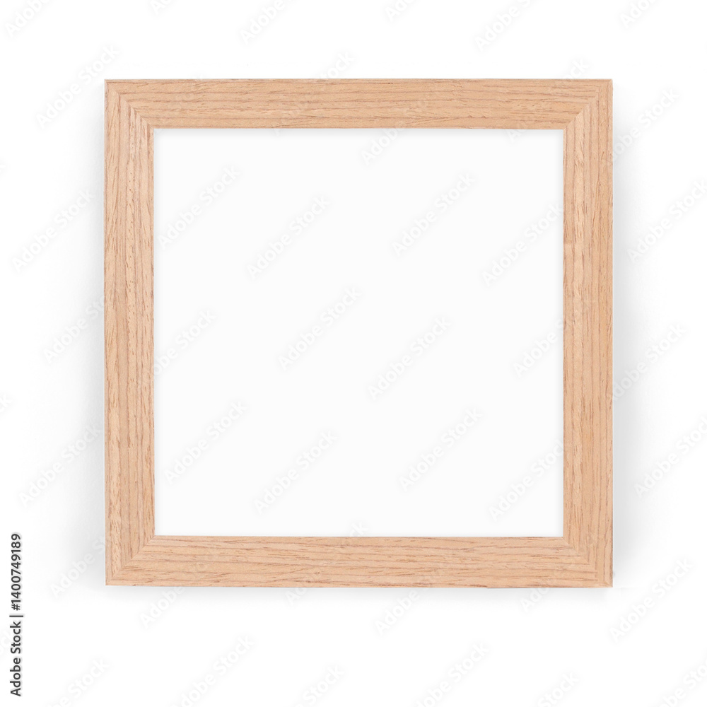 A simple wooden picture frame, empty and ready for artwork or a photo. A simple wooden picture frame, empty and ready for artwork or a photo.