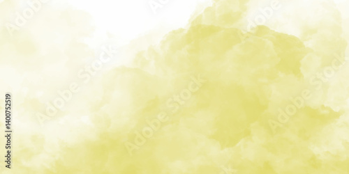 Light Green Water Color Texture Background. Abstract watercolor clouds pattern in green tones. Spring background with place for text.