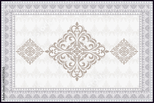 Damask patterns feature intricate, symmetrical motifs inspired by floral or ornamental designs. Often elegant and timeless, they are ideal for clothing, rugs, and home decor.