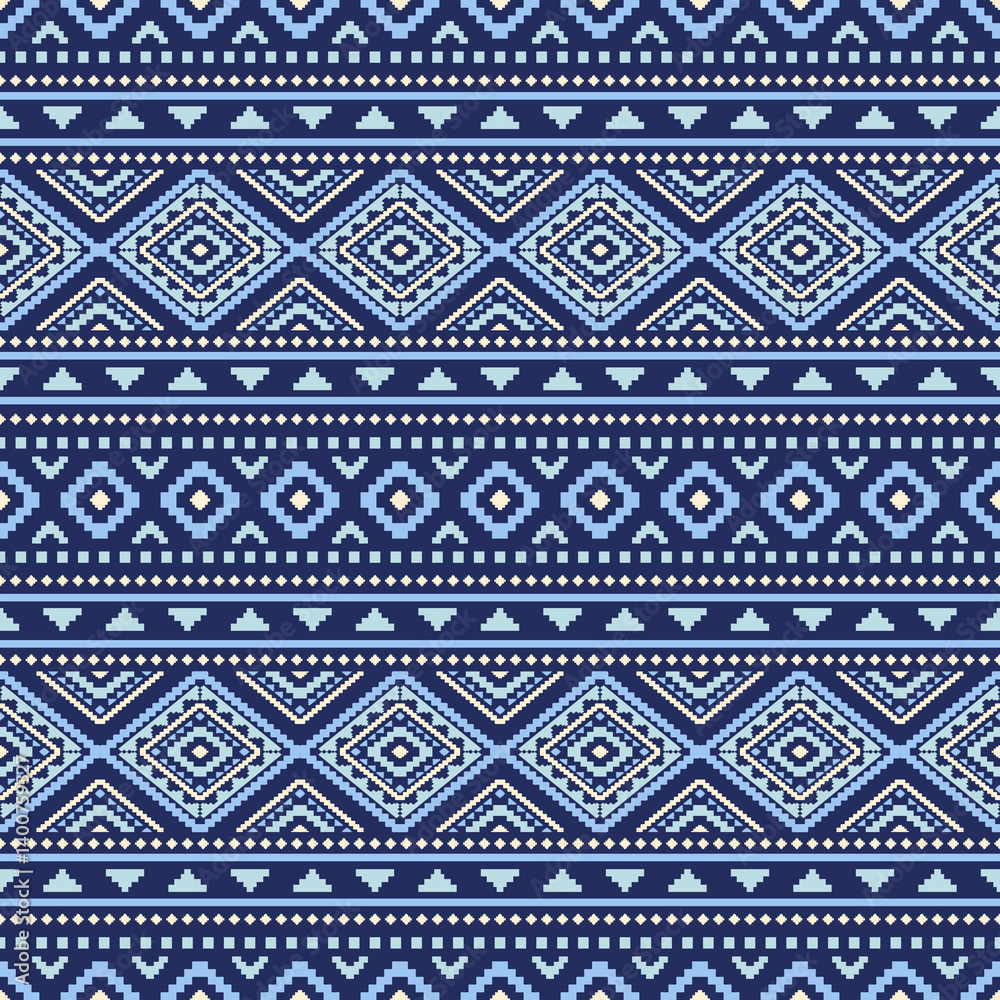 Southwest Native seamless pattern ethnic tribal Aztec geometric Navajo Native American fabric colorful design vector for textile print Southwest Native seamless pattern ethnic tribal Aztec geometric Navajo Native American fabric colorful design vector for textile print