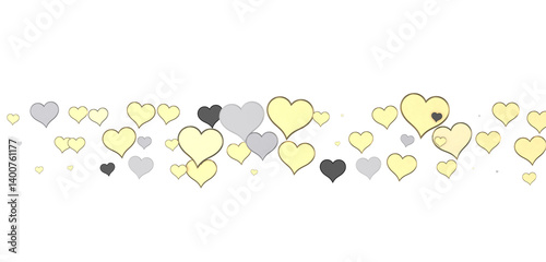 hearts isolated on transpar...