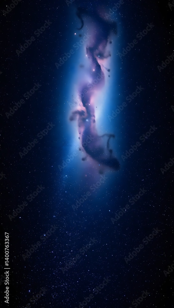 Fototapeta premium A river of stars in a starry sky
