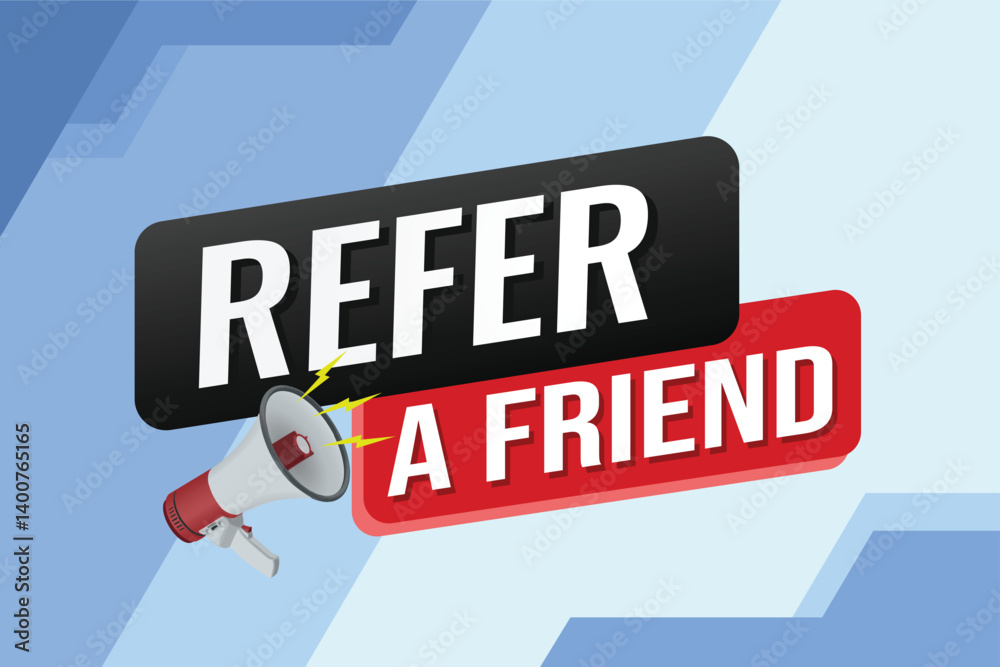 refer a friend referral program plan page poster banner mega phone graphic design icon logo sign symbol social media website coupon
refer a friend referral program plan page poster banner mega phone graphic design icon logo sign symbol social media website coupon
